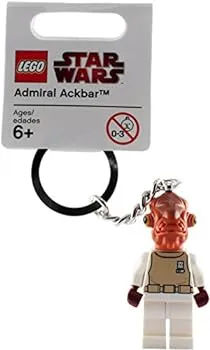 【中古】【輸入品・未使用】スターウォーズ 凸凹 LEGO キーチェーン アクバー提督/Admiral Acbar