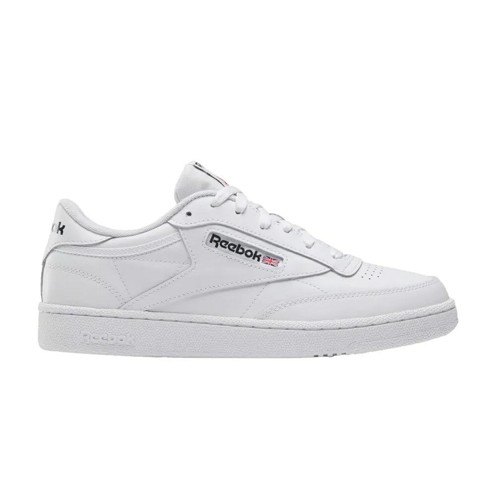 リーボック クラブ 白色 ホワイト コア 黒色 ブラック WHITE BLACK スニーカー メンズ REEBOK CLUB C 85 / WHITE WHITE CORE BLACK