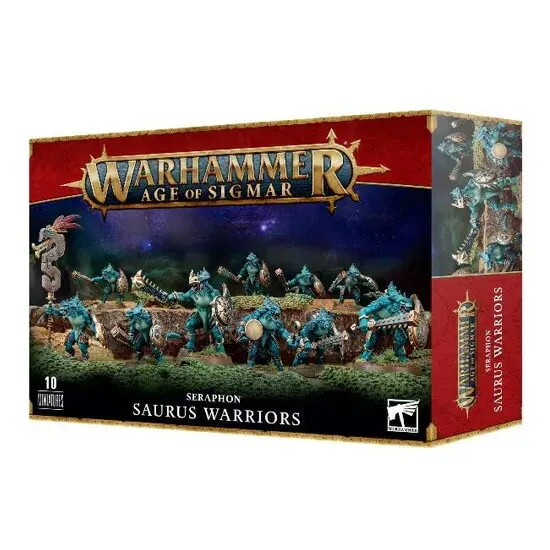 送料無料【ウォーハンマー AGE OF SIGMAR】セラフォン：ザウルス・ウォリアー SERAPHON: SAURUS WARRIORS 88-06