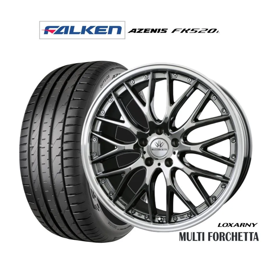 サマータイヤ ホイール4本セット BADX ロクサーニ マルチフォルケッタ ファルケン AZENIS アゼニス FK520L 235/35R20
