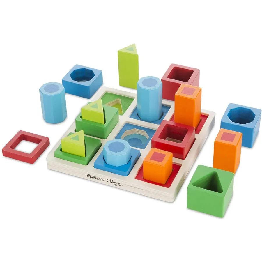 メリッサ\u0026ダグ おもちゃ 知育玩具 10582 Melissa \u0026 Doug Shape Sequence Sorting Set