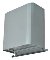 メルコエアテック 【AT-150HNSDB】外壁用（ステンレス製／鋼板製） 防音形スクエアフード（不燃・耐湿タイプ・ワイド水切タイプ） 網 適用パイプ150mm【純正品】