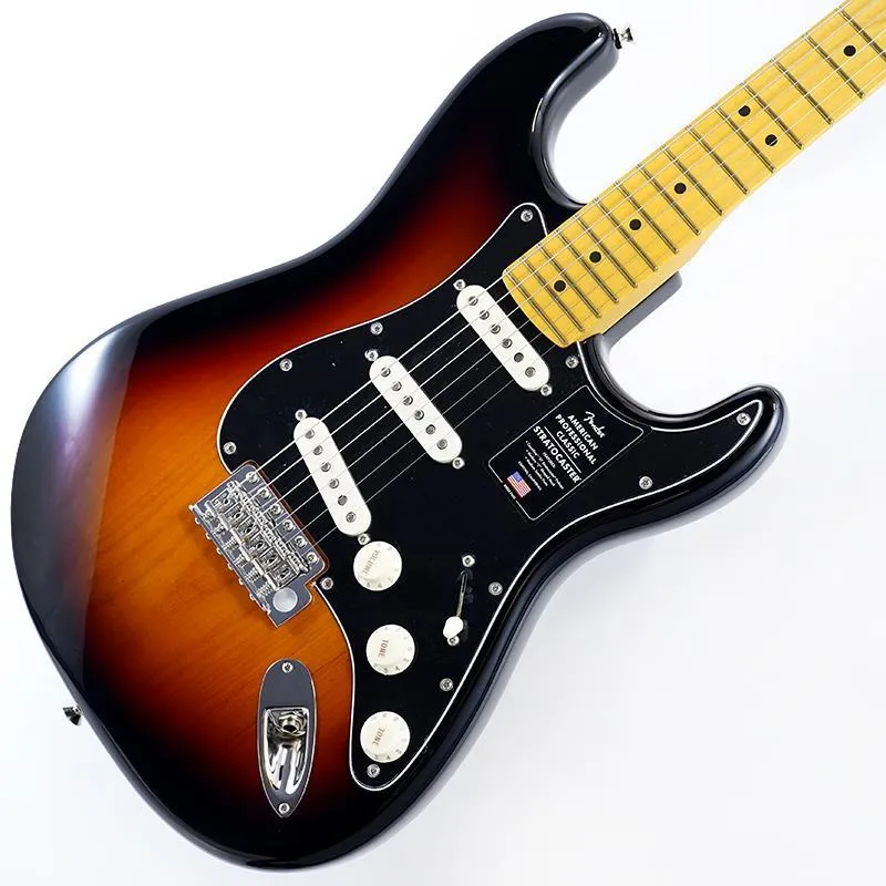 Fender USA American Professional Classic Stratocaster (3-Color Sunburst/Maple)