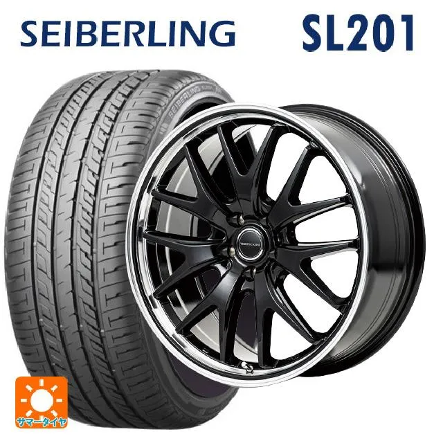 トヨタ ヴォクシー(90系)用 215/45R18 89W セイバーリング セイバーリング SL201(ブリヂストン工場生産） MIDホイール エグゼ