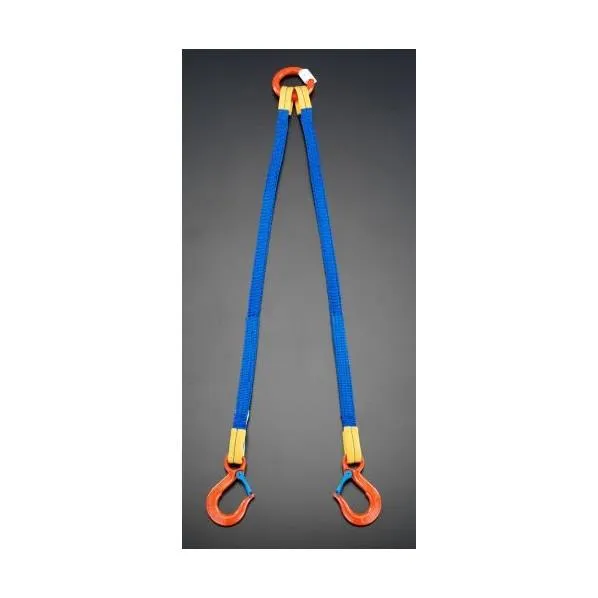 エスコ 3.0tonx2.5m[2本吊り]金具付スリング EA981FD-34A