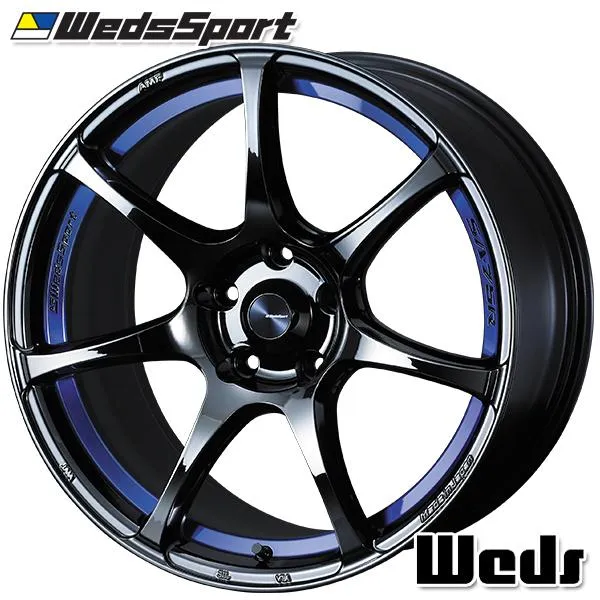 サマータイヤ ホイール4本セット 225/50R18インチ 5H114.3 ウェッズスポーツ SA75R BLCII ヨコハマ ブルーアース ES32