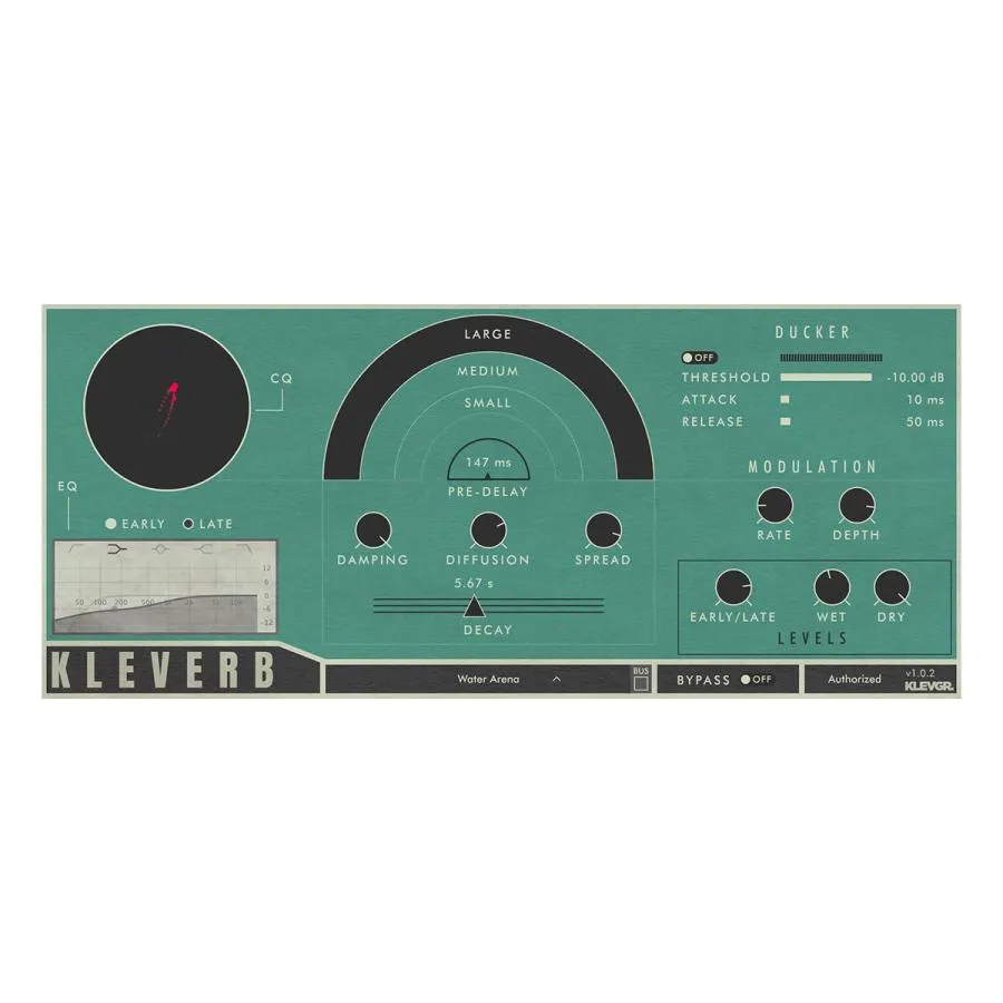 klevgrand クレーヴグランド Kleverb - Algorithmic Reverb メール納品 代引き不可