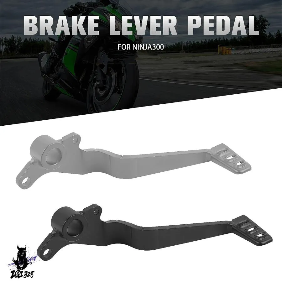 【互換品】 カワサキ Ninja 250 300用 フットブレーキレバー - バイクアクセサリー 社外製