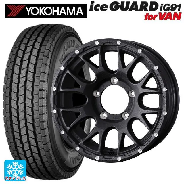スズキ ジムニーシエラ(74系)用 195/80R15 107/105L ヨコハマ アイスガード IG91 for VAN マッドヴァンス 08 #