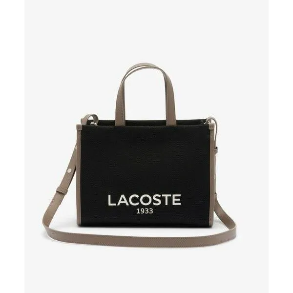 LACOSTE / ラコステ ヘリテージキャンバス コットンキャンバストート 2WAY ショルダーバッグ