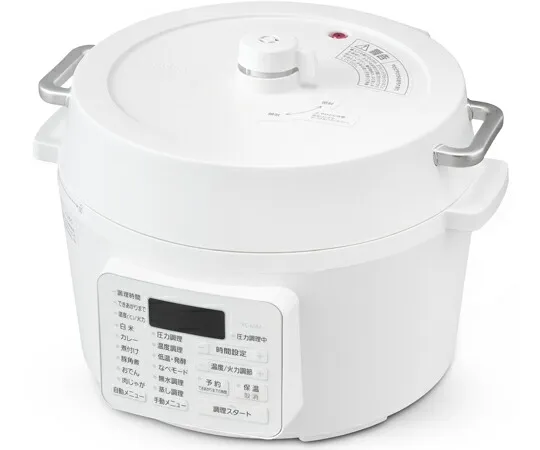 アイリスオーヤマ 電気圧力鍋 ４．０Ｌ     PC-MA4-W(ﾎﾜｲﾄ)