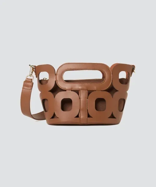 ショルダーバッグ バッグ ANELLI HANDLES MINI バッグ CAMEL レディース