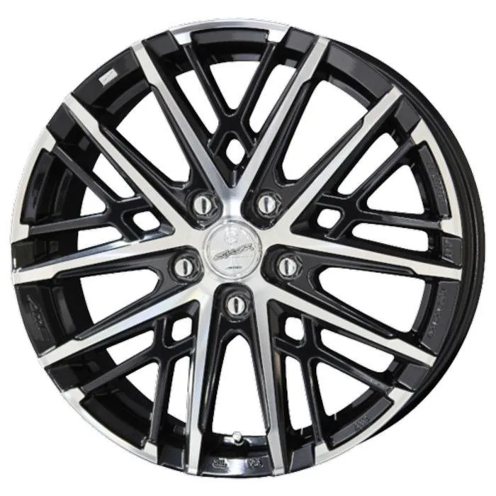 業販品 BRIDGESTONE BLIZZAK DM-V3 215/70R16 100Q SMACK GRAIVE サファイアブラックポリッシュ 16インチ 6.5J+38 5H-114.3 冬用 4本