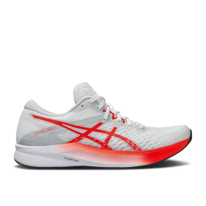 アシックス Asics 【 Wmns Hyper Speed 3 White Sunrise Red Women White/Sunrise Red 】 Speed スピード レディース 白色 ホワイト Red 赤・レッド