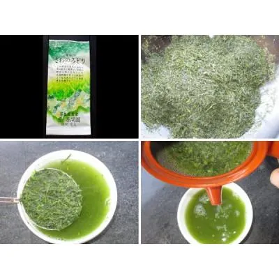 ふるさと納税 島田市 市場になかなかでない品種「静7132」 さわのみどり 100g×10パック