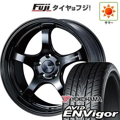 【新品国産車用 5穴114.3車】 夏タイヤ ホイール4本セット 245/40R19 ヨコハマ エイビッド エンビガーS321 WEDS ウェッズスポーツ RN-05M 19インチ