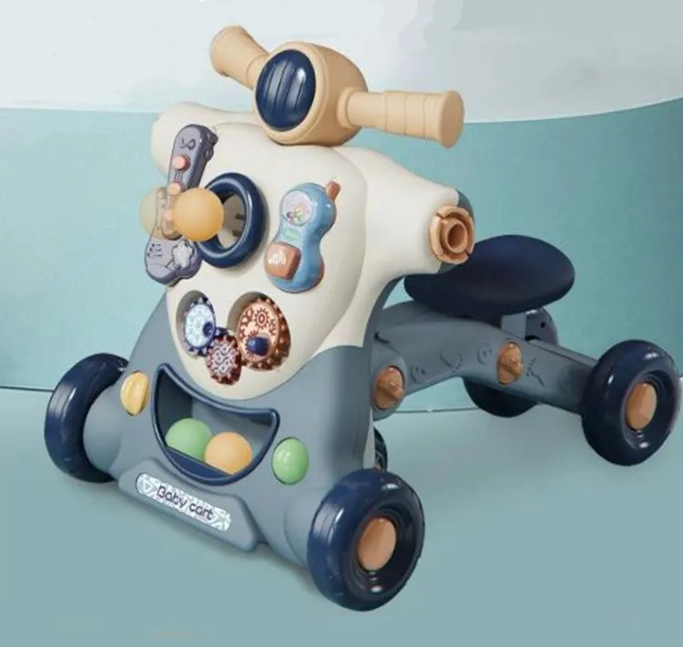手押し車 赤ちゃん 手押し ウォーカー スクーター 3in1 3つの形 歩行訓練 歩くことを学ぶ おもちゃ こども 知育 勉強 3in1 3つの形 ベビー 効果音