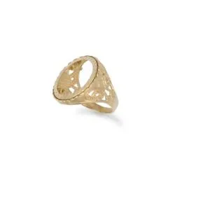 【送料無料】ネックレス 9ct9ct gold half fancy sovereign ring