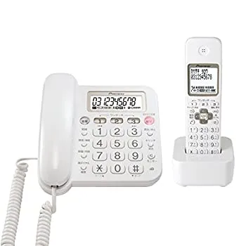【中古-非常に良い】パイオニア TF-SA15S デジタルコードレス電話機 子機1台付き/迷惑電話対策 ホワイト TF-SA15S-W