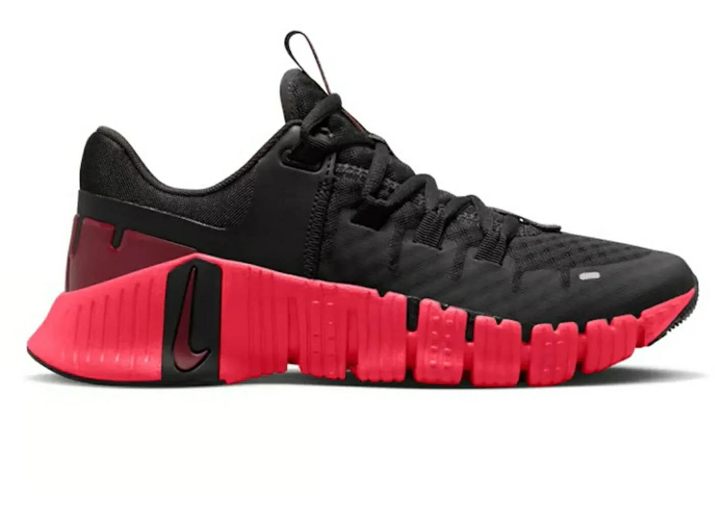 ナイキ フリー 黒色 ブラック 赤 レッド チーム クリムゾン WOMEN スニーカー レディース NIKE FREE METCON 5 BLACK SIREN RED (WOMEN) / BLACK CHALLENGE RED TEAM CRIMSON
