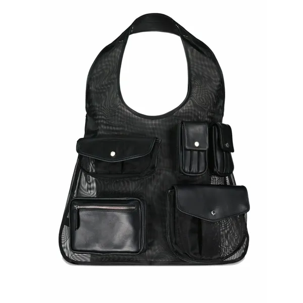 シモーネ・ロシャ レディース トートバッグ バッグ Utility pocket vest tote bag Black