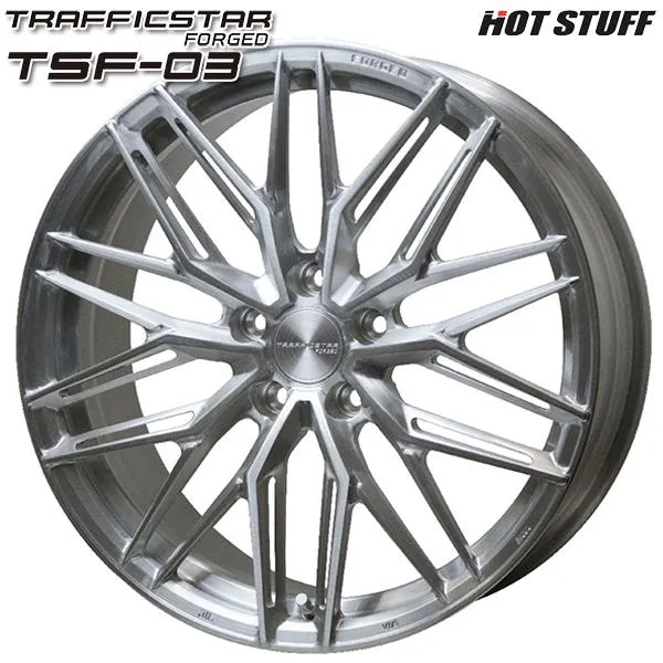 4/17〜19 P10倍 サマータイヤ ホイール4本セット 225/40R19インチ 5H114.3 ホットスタッフ トラフィックスター フォージド TSF-03 BR ラウフェン LK03