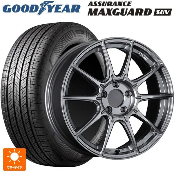 送料無料 サマータイヤホイールセット 235/60R18 107W XL グッドイヤー アシュアランス マックスガード SUV タナベ SSR GT
