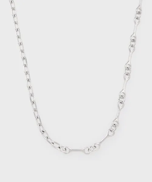 ネックレス “Half Mixed Chain” ネックレス「160929 210」 メンズ