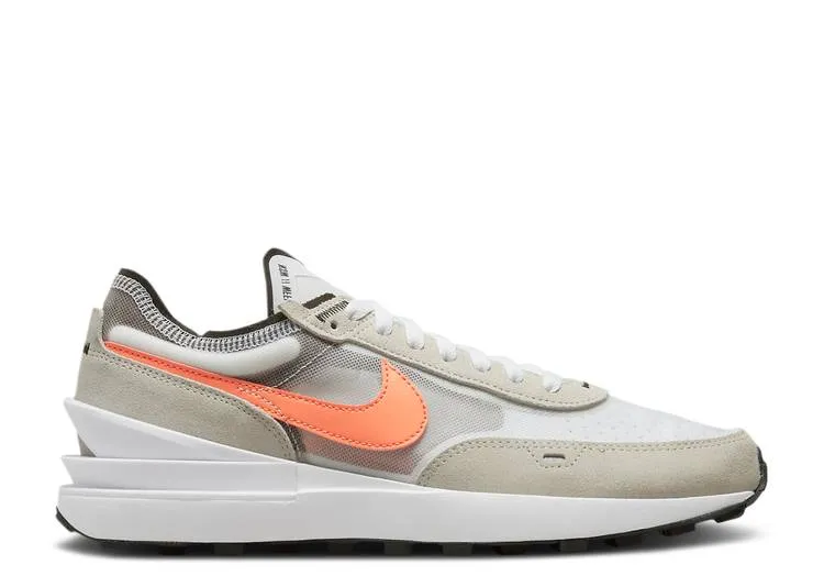 【 NIKE WAFFLE ONE WHITE ORANGE TRANCE / WHITE LIGHT BONE BLACK ORANGE 】 ワッフル 橙 オレンジ 白色 ホワイト 黒色 ブラック スニーカー メンズ ナイキ