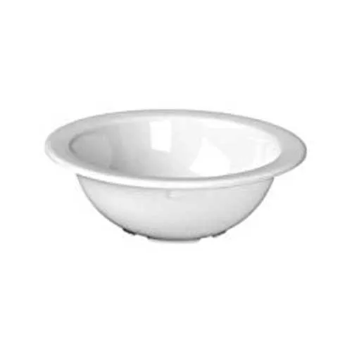 Yanco NS-306W Nessico Grapefruit Bowl, 13 oz Capacity, 2.5\" Height, 5.75\" Diameter, Melamine, White Color, Pack of 48