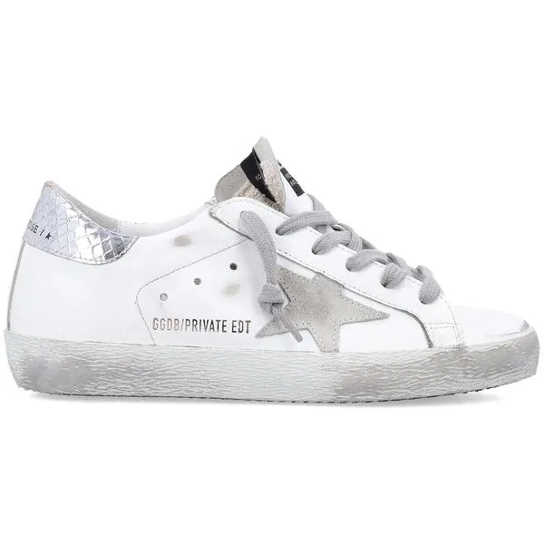 Golden Goose ゴールデングース レディース スニーカー Golden Goose Superstar Silver Gold Mismatch (Women's) 【サイズ US_7(24.0cm)】White/Ice/Gold/Silver