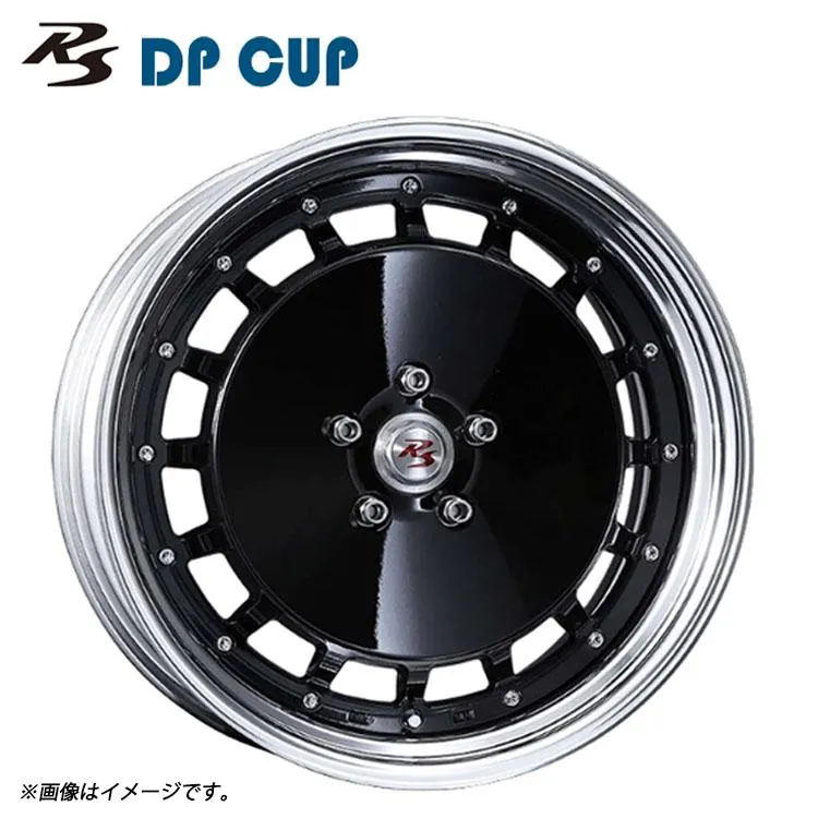 19インチ 5H108 11J 11J+55〜-41 5穴 ホイール 【1本単品 新品】 ブラック RS DP CUP 2PIECE Hight Disk 送料無料 クリムソン