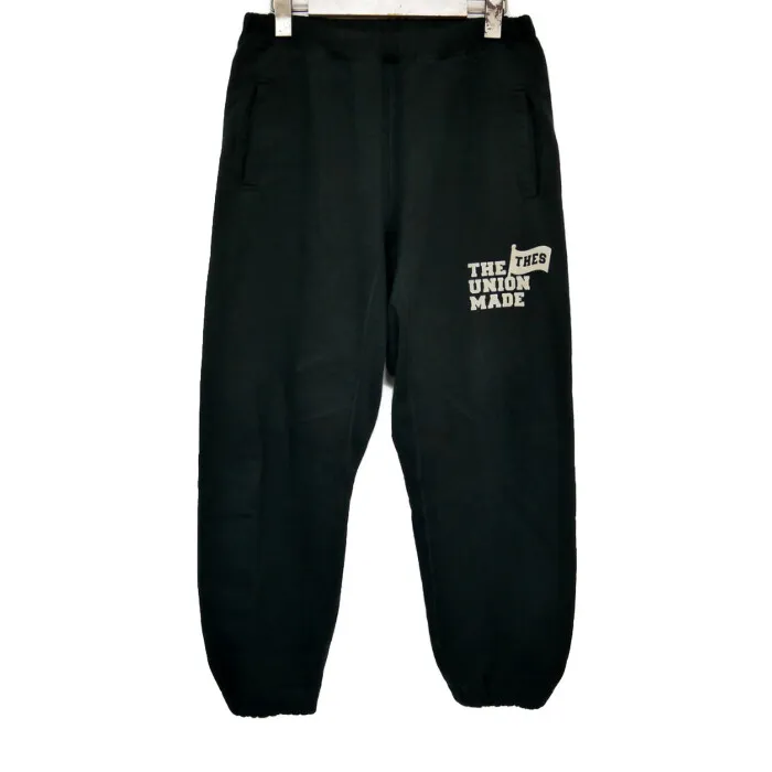 THE UNION FABRIC ザユニオン ザファブリック 国内正規 SWEAT PANTS スウェットパンツ TF00357 BLACK ブラック 黒 M【中古】