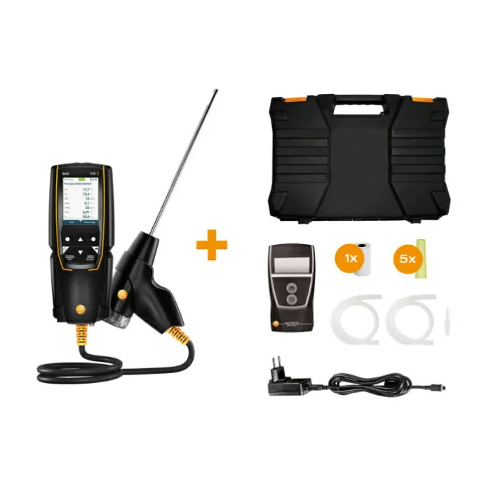 テストー testo 310-2燃焼排ガス分析計プリンタセット ( 0563 3105 )