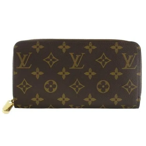 ルイヴィトン LOUIS VUITTON 長財布 モノグラム ジッピー・ウォレット ブラウン M42616