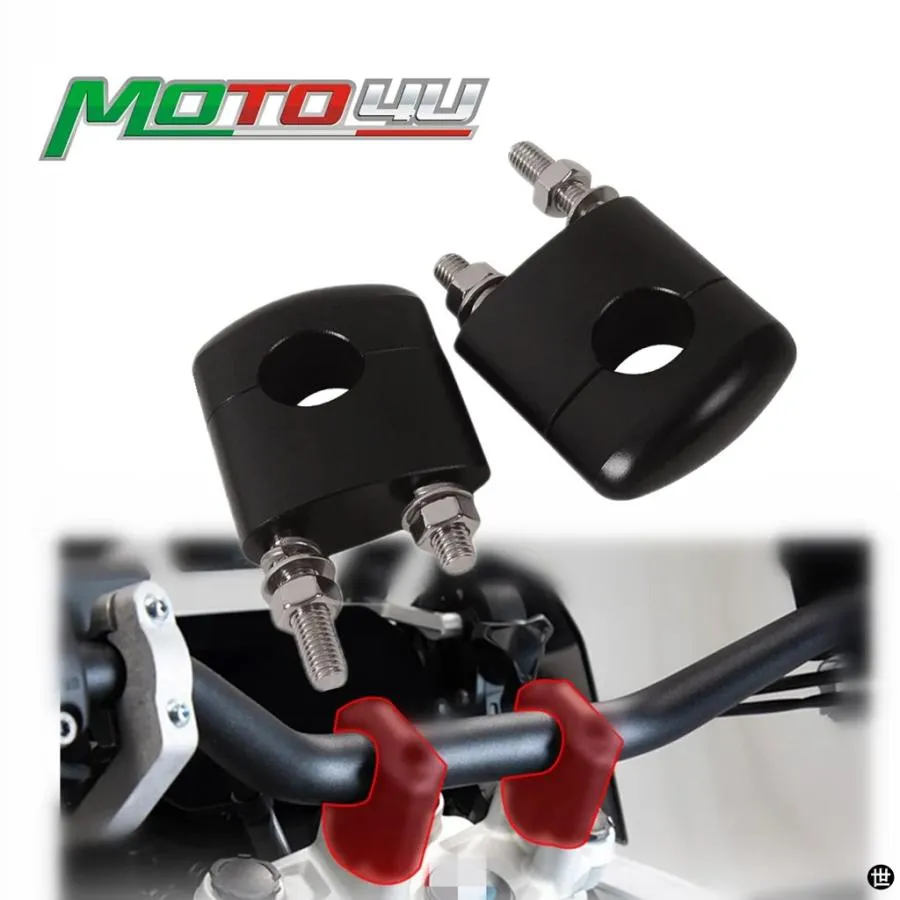 BMW R シリーズ R45 R60 R75 R80 90S R90 R100 ハンドルバーライザークランプスペーサー 6 CMバーマウントリフトバイクハンドルバー