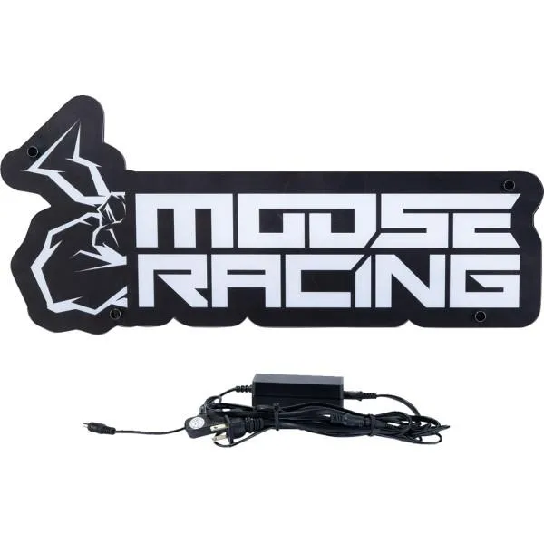 【USA在庫あり】 9905-0211 ムースレーシング MOOSE RACING ライト付き看板 HD店