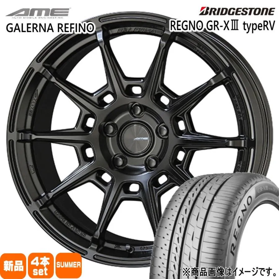 215/50R17 95V XL ブリヂストン REGNO GR-X3 type RV 夏用 サマータイヤ AME GALERNA REFINO エクシーガ クロスオーバー7  17インチ