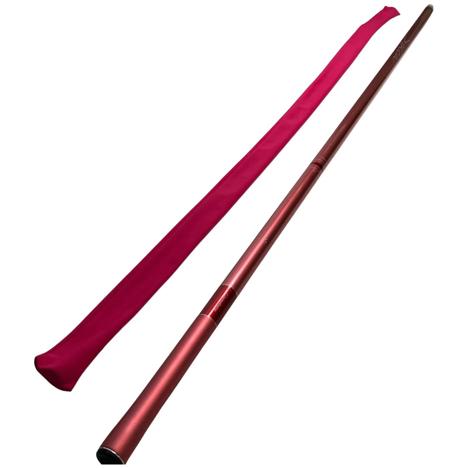 【中古】gamakatu ガマカツ ロッド 鮎竿 がま鮎スピカ 引抜早瀬90 サクラエディション 23069 竿袋付 Bランク