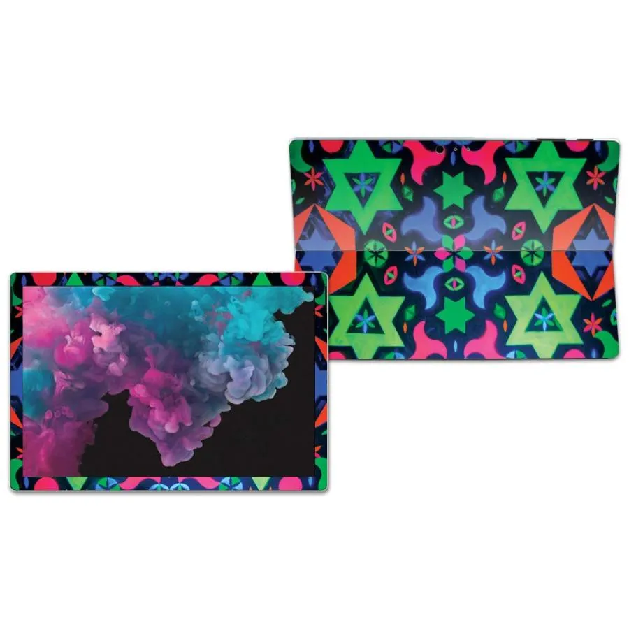 MightySkins Microsoft Surface Pro 6 Tablet用スキンシール「Geometric Rave」ビニールデカール