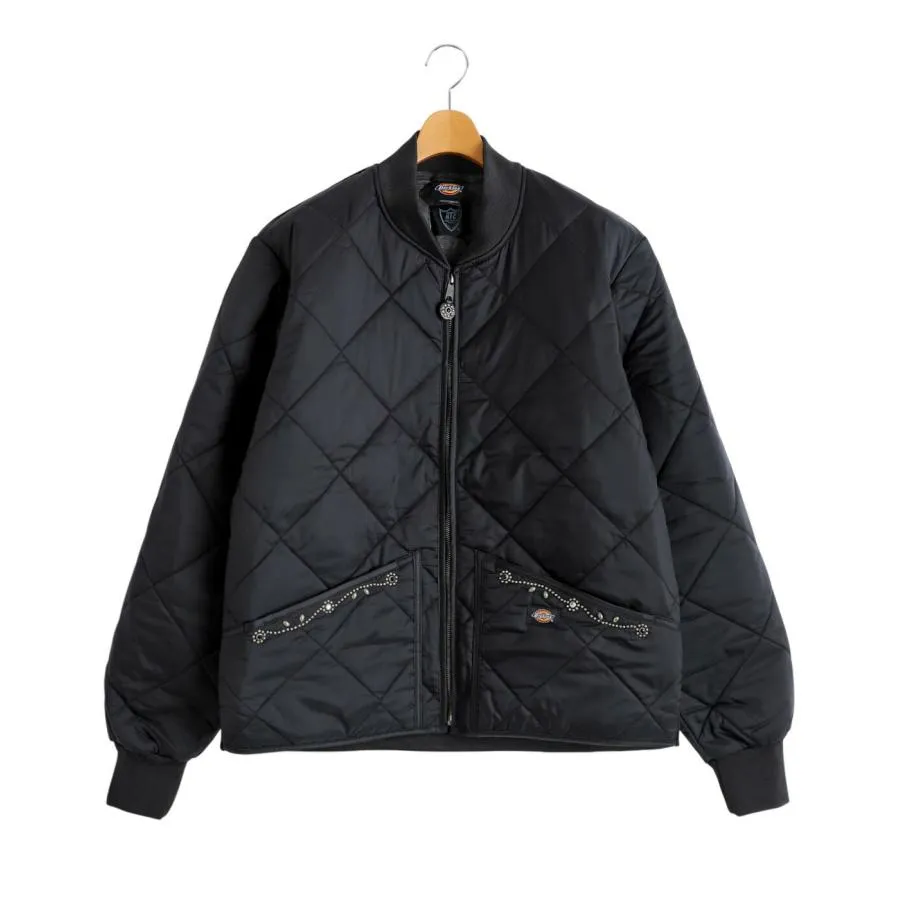 HTC / エイチティーシー ： DICKIES DIAMOND QUILT JACKET SN32 STONE / 全2色 ： DICKIES-SN32