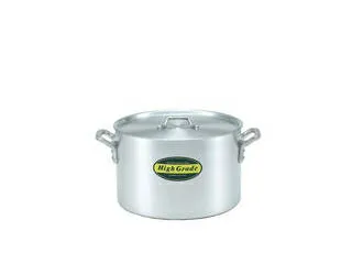 ハイグレード アルミ半寸胴鍋 目盛付 33cm(18L)