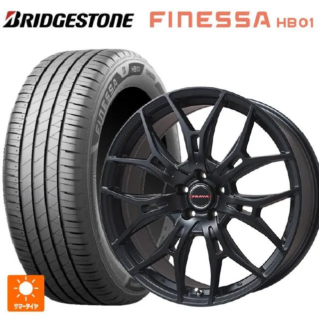送料無料 サマータイヤホイールセット 245/45R18 100W XL ブリヂストン フィネッサ HB01 正規品 # ビックウェイ レイシーン プ