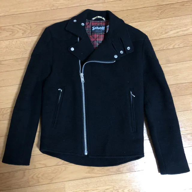 Schott × flaph ダブルライダースジャケット