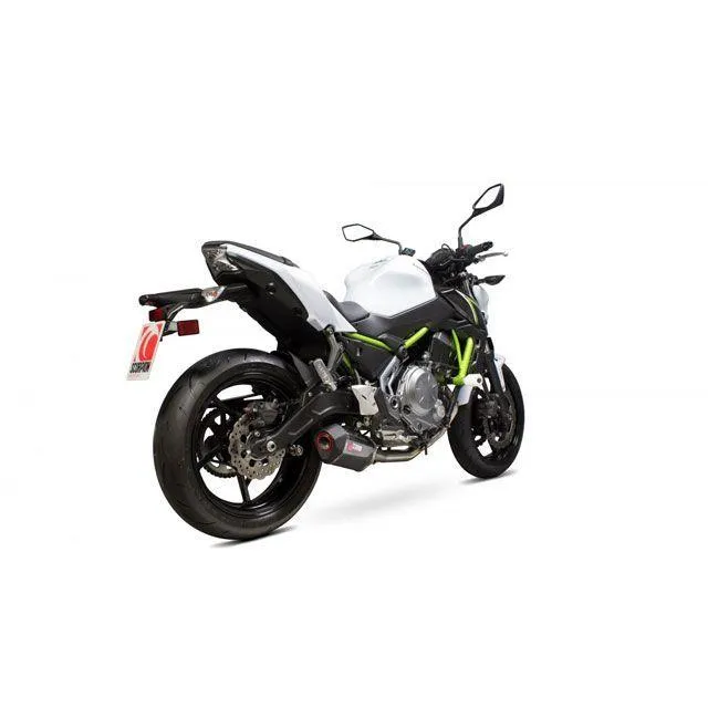 SCORPION Z650 マフラー本体 Serket フルシステム Carbon Fibre Sleeve Kawasaki Z650 2017-…