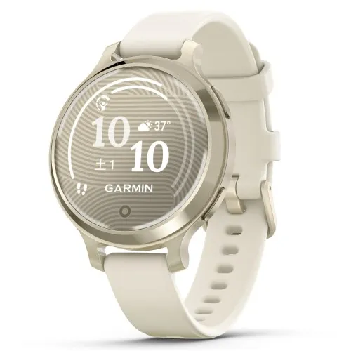 ガーミン(GARMIN) Lily 2 Active Lunar Gold/Bone [フル充電で9日間稼働/GPS内蔵/Suica対応/睡眠分析/スマートフォンと接続で電話、メール、LINEを通知/生理・妊娠トラッキング] 日本
