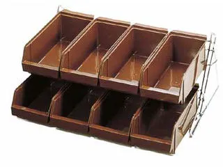 SHINDO シンドー ＳＡスタンダード オーガナイザー／２段４列（８ヶ入）キャメル