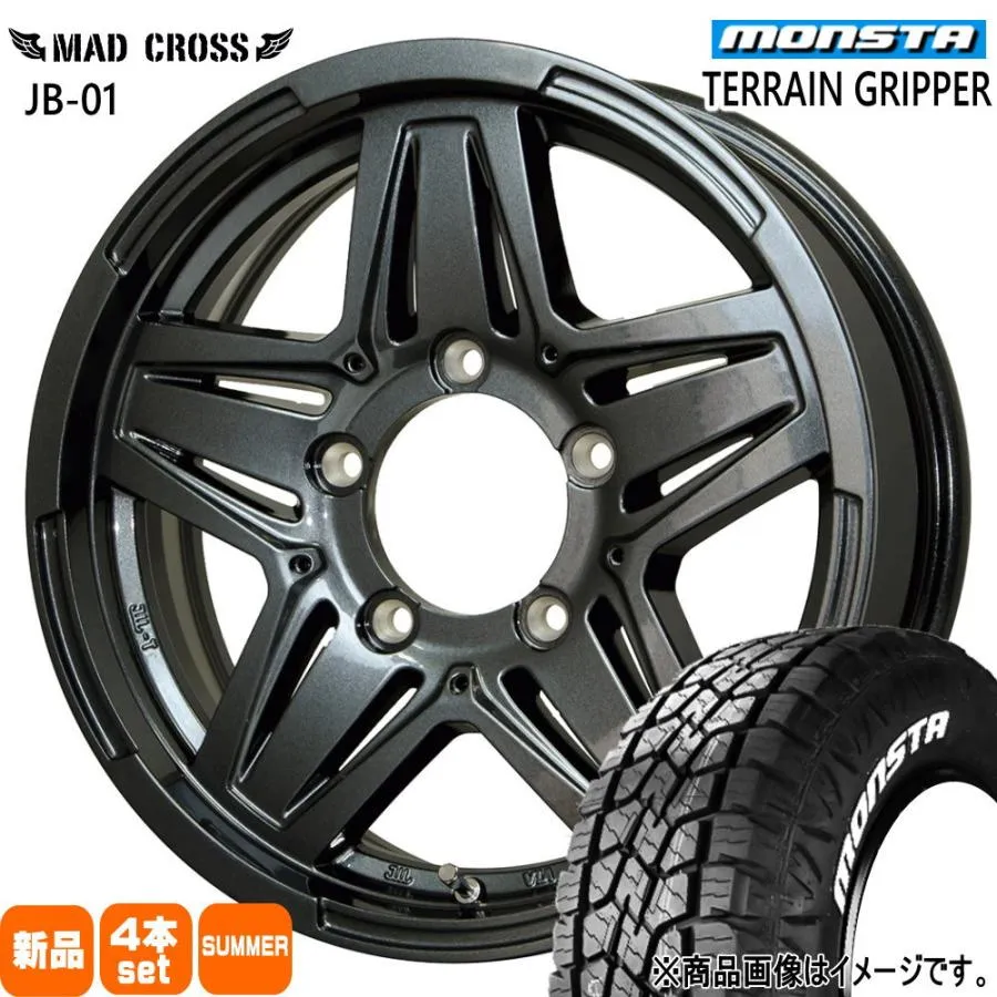 215/70R16 107/105Q LT モンスタ TERRAIN GRIPPER 夏用 サマータイヤ MAD CROSS JB01 JB64 JB23 ジムニー 専用  16インチ