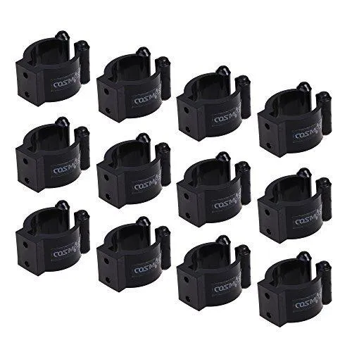 海外輸入品 ビリヤード Cosmos Billiards Snooker Cue Locating Clip Holder for Pool Cue Racks, 12 Piece