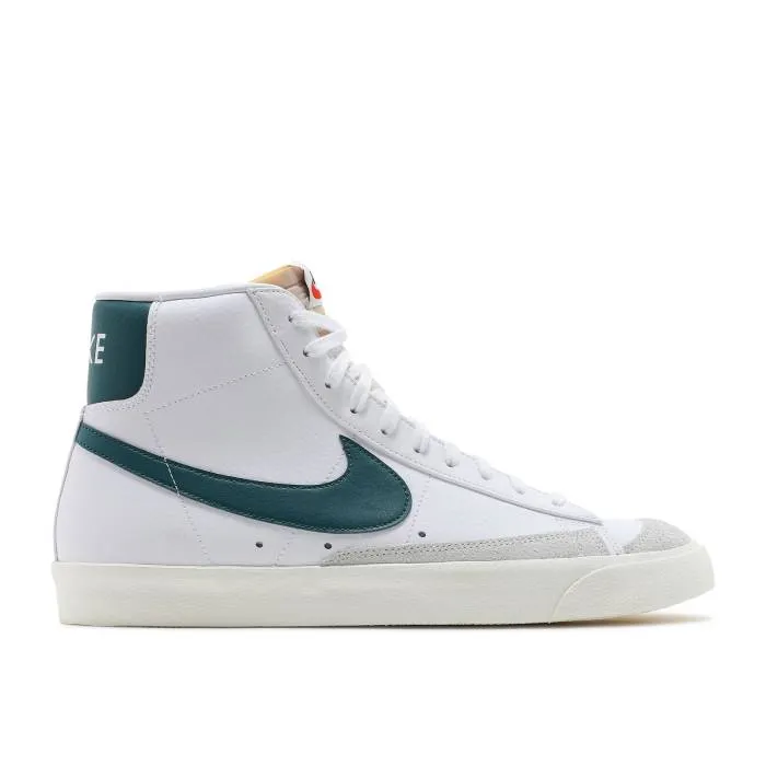 ナイキ Nike 【 Blazer Mid 77 Vintage White Dark Teal Green Men White/Sail/White/Dark Teal Green 】 ブレイザー ミッド vintage ビンテージ・ヴィンテージ メンズ 白色 ホワイト green 緑・グリーン